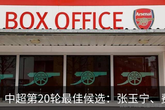 中超第20轮最佳候选：张玉宁、费利佩入选，云南玉昆2人在列